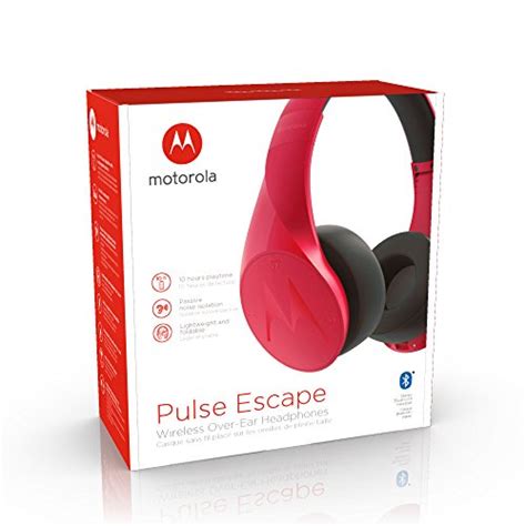 Motorola Pulse Escape Wireless Over Ear Headphones Alexa Enabled