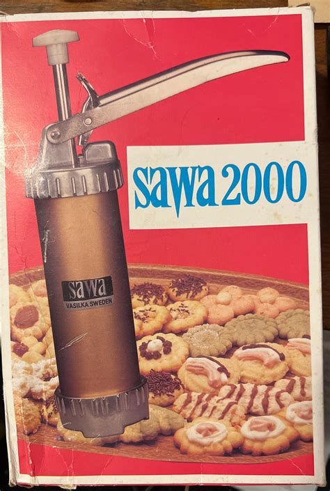 Vintage Sawa 2000 Swedish Cookie Press 1991 Made In Sweden Etsy