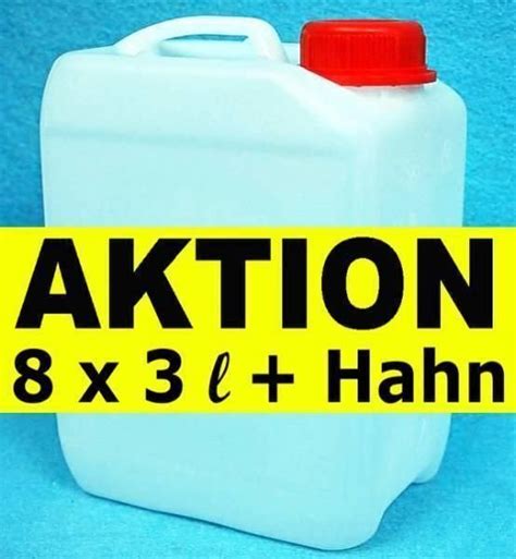 8x 3 L Kanister Wasserkanister Mit Hahn Kaufen Auf Ricardo