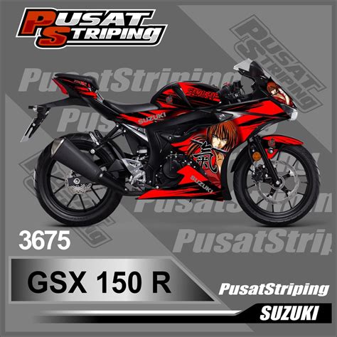 Jual Striping Sticker Suzuki Gsx R Striping Desain Samurai