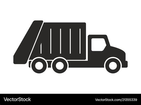 Garbage truck icon Royalty Free Vector Image - VectorStock