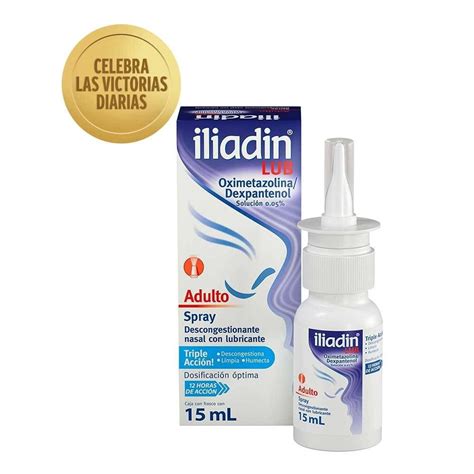 Descongestionante Nasal Iliadin Lub Adulto En Spray Ml Walmart