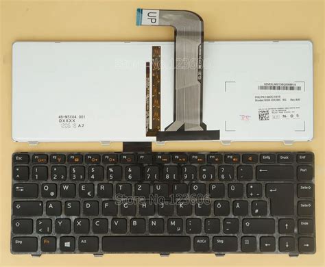 New German Deutsch Qwertz Keyboard For Dell Vostro