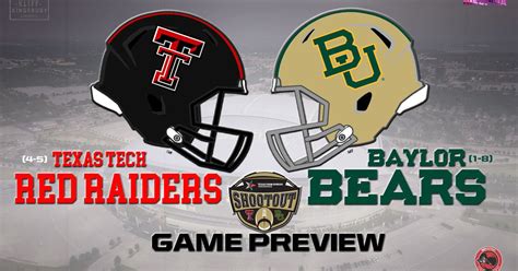 Game Preview: Texas Tech vs Baylor - Viva The Matadors