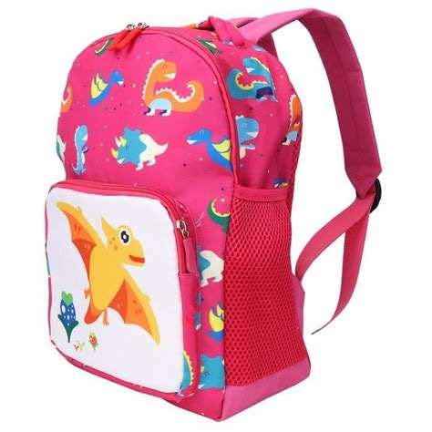 Sac Dos Pour Enfant Dinosaure Rose Vvikizy Cdiscount Bagagerie