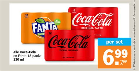 Coca Cola Cola Frisdrank Folder Aanbieding Bij Albert Heijn Details