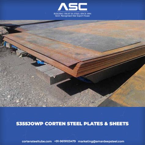 S Jowp Corten Steel Plates Sheets Pipe Fittings Corten Steel Tube