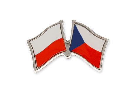 Przypinka Z Flagami Polska Czechy Pins Jubileo Moda Sklep Empik