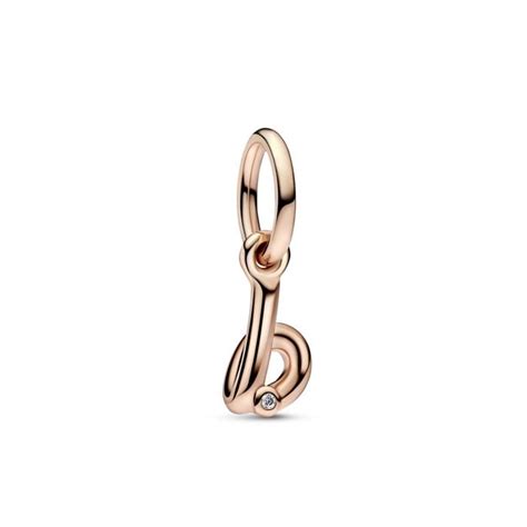 Charm Colgante Pandora Alfabeto Letra Min Scula B C