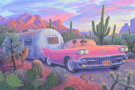 Jungle Camper art Painting by Artful Home Gallery Art - Fine Art America