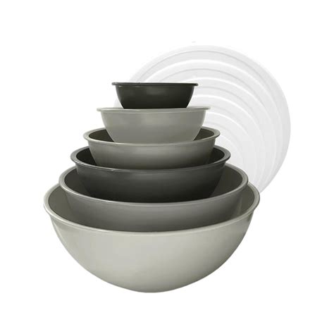 Premium 12 Piece Nesting Bowl Set With Airtight Lids - Beige | Shop ...