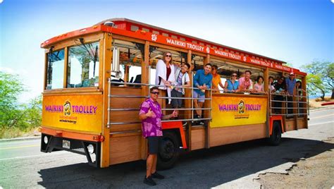 Waikiki Trolley Honolulu Hop On Hop Off Sightseeing Trolley Tours