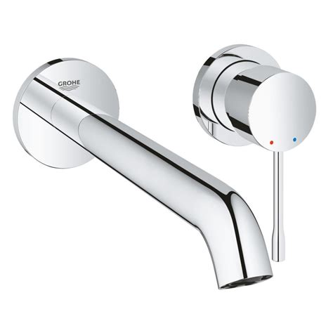 GROHE Mitigeur monocommande 2 trous lavabo Taille L Essence Chromé