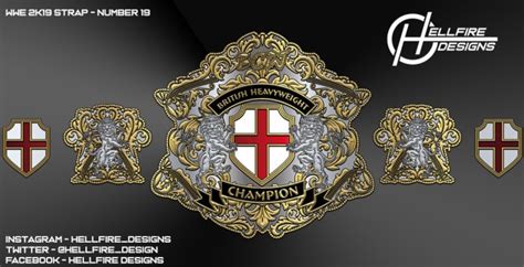 Create a custom championship belt design for wwe 2k games by Craigtooke ...