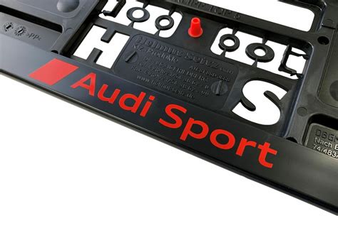 X Original Audi Sport Premium Kennzeichenhalter Halter F R Alle