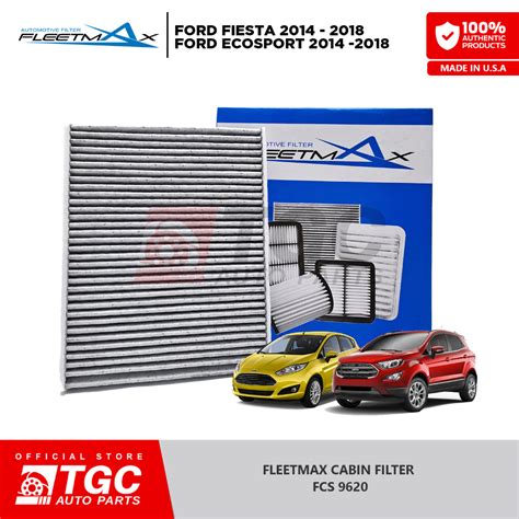 Fleetmax Cabin Filter Aircon Filter Ford Fiesta Ecosport