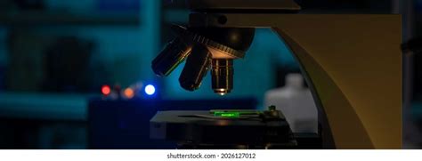 Scientific Microscope Nanotechnology Laboratory Stock Photo 1976823950