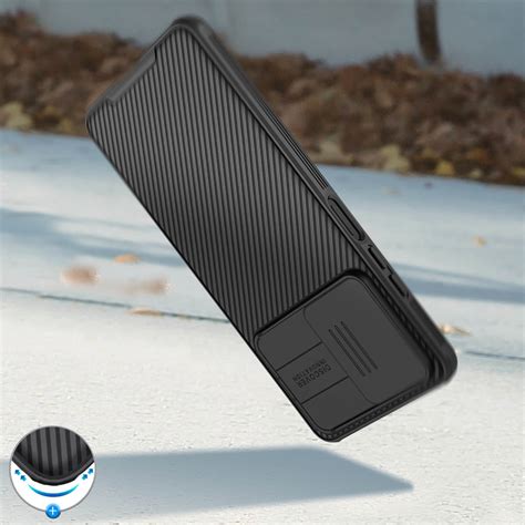 Coque Noire avec Protège Caméra coullissant Nillkin pour Xiaomi Redmi