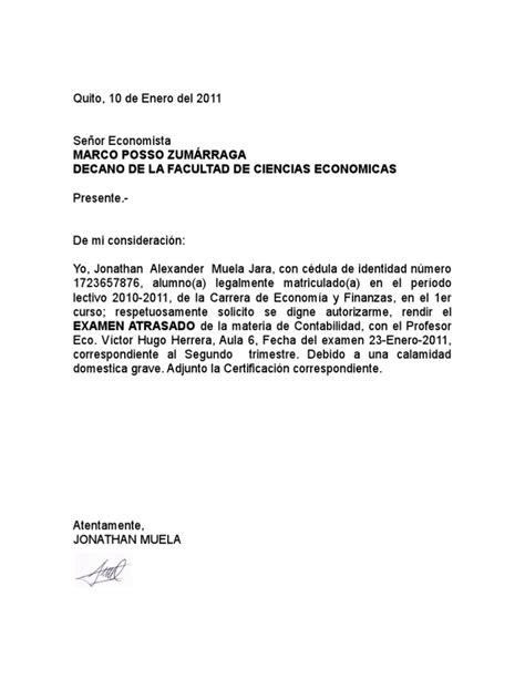 Ejemplo De Oficio De Solicitud De Documentos