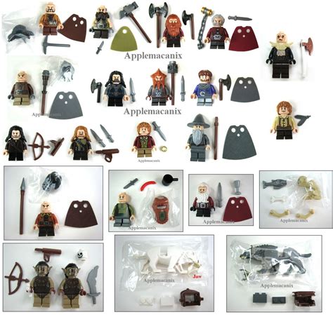 LEGO The Hobbit ORCS WARGS COMPLETE SET COMPANY OF DWARVES 22