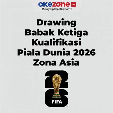 Hasil Lengkap Drawing Babak Ketiga Kualifikasi Piala Dunia 2026 Zona