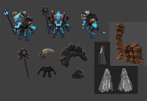 [DOTA 2] Spirit Breaker - Netherrock Armor — polycount