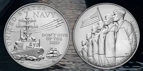 U.S. Navy One Ounce Silver Medal Available July 17