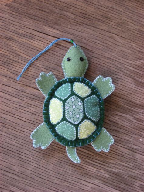 Turtle Felt Ornament Felt Ornaments Felt Crafts Fabric Crafts