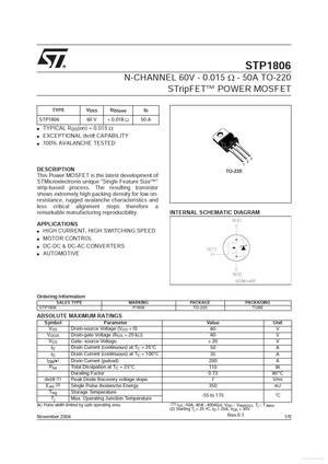 Stp Mosfet Datasheet Pdf Equivalent Cross Reference Search