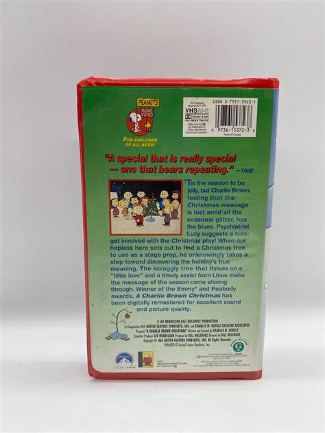 A Charlie Brown Christmas VHS Peanuts Classic A Charlie Brown Etsy