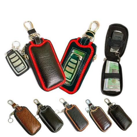 Jual Dompet Kunci Remote Keyless Mobil Kulit Asli Model Polos Universal