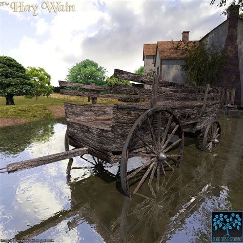 The Hay Wain for Poser 3D Models BlueTreeStudio