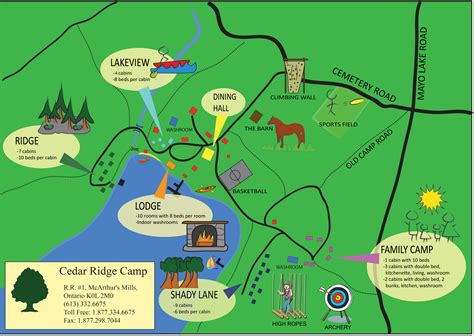 Camp Map – Cedar Ridge