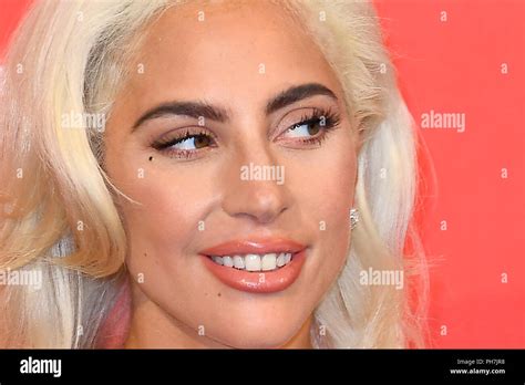 Venedig Italien 31 August 2018 Lady Gaga Besucht Einen Stern Ist