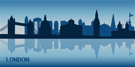 London vector skyline silhouette london in flat stile 12723669 Vector Art at Vecteezy