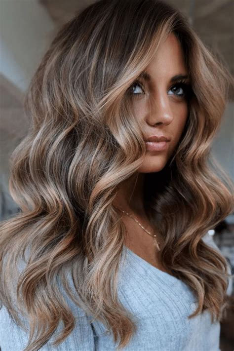 Brunette Hair With Highlights Brown Hair Balayage Brown Blonde Hair