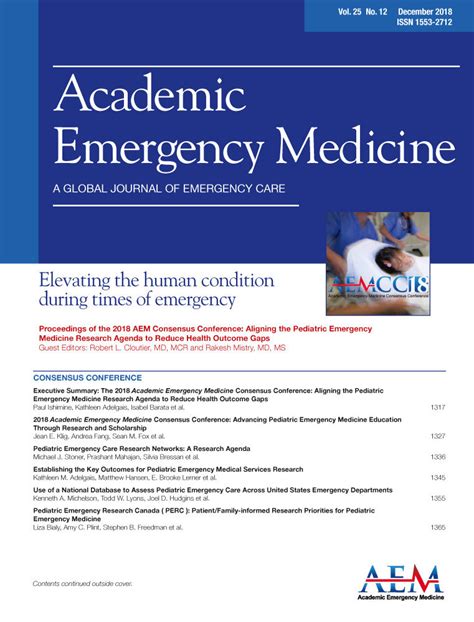 A Research Agenda To Advance Pediatric Emergency Care Through Enhanced