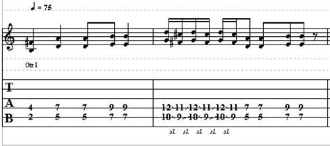 black sabbath riff - electric guitar lesson