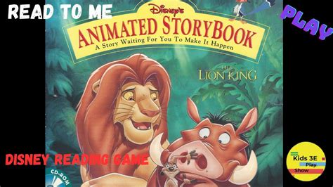 The Lion King Animated Storybook Youtube