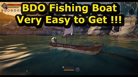 Bdo Fishing Boat Start Exploring The Seas YouTube