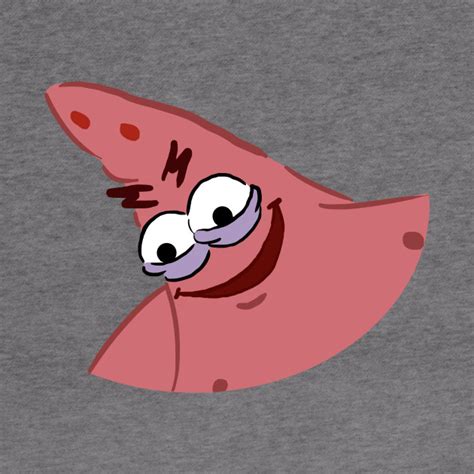 Evil Patrick Meme Patrick Star Hoodie Teepublic