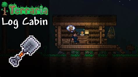 Cozy Log Cabin Terraria 144 Build Tutorial Youtube