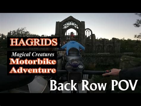 Hagrids Magical Creatures Motorbike Adventure Back Row Pov Ioa