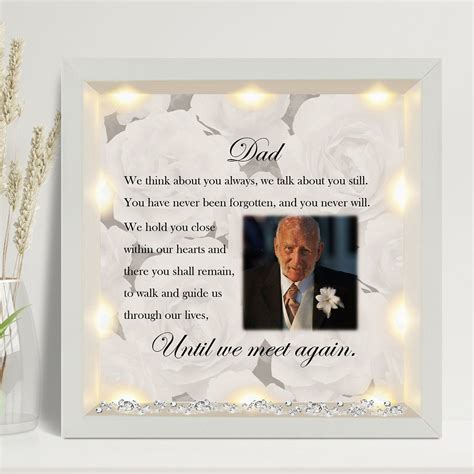 Memorial Gift Photo Frame Wedding Memorial Remembrance Frame Funeral ...