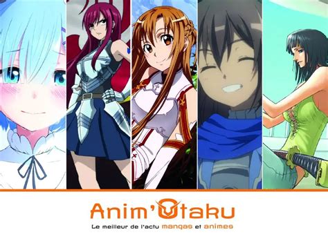 Top 10 Des Meilleurs Personnages Féminins Danimes Animotaku