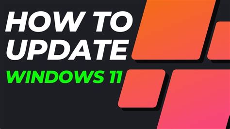 How To Update Windows 11 Youtube