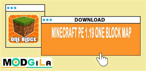 Minecraft PE 1.19 One Block Map - Most Challenging Survival Map