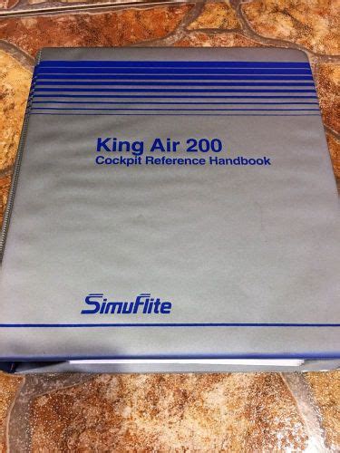 Purchase Simuflite King Air 200 Cockpit Reference Manual in Henderson ...