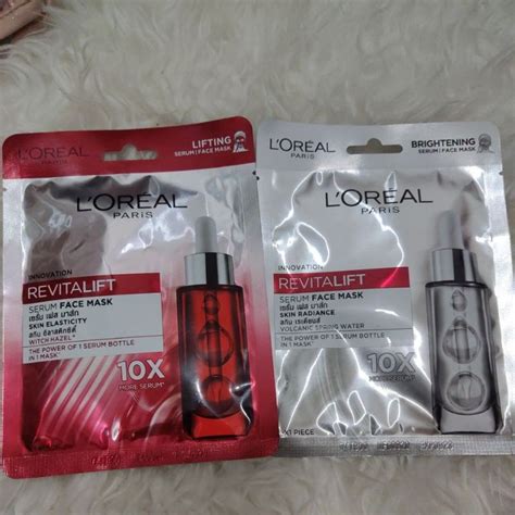 Jual Loreal Revitalift Serum Face Mask Skin Elasticity Lifting Skin