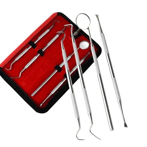 Pro Stainless Steel Dental Tool 4pcs Dentist Sets Teeth Clean Hygiene